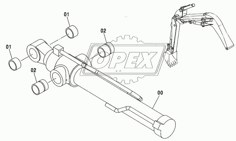 ARM CYL. (OFFSET BOOM)