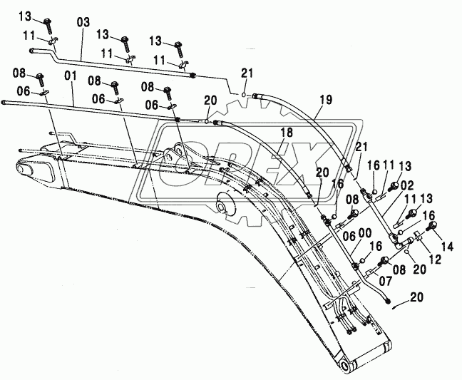 BOOM PIPING (BREAKER & CRUSHER)