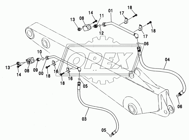 ARM PIPING (BREAKER & CRUSHER) (2.26M ARM)