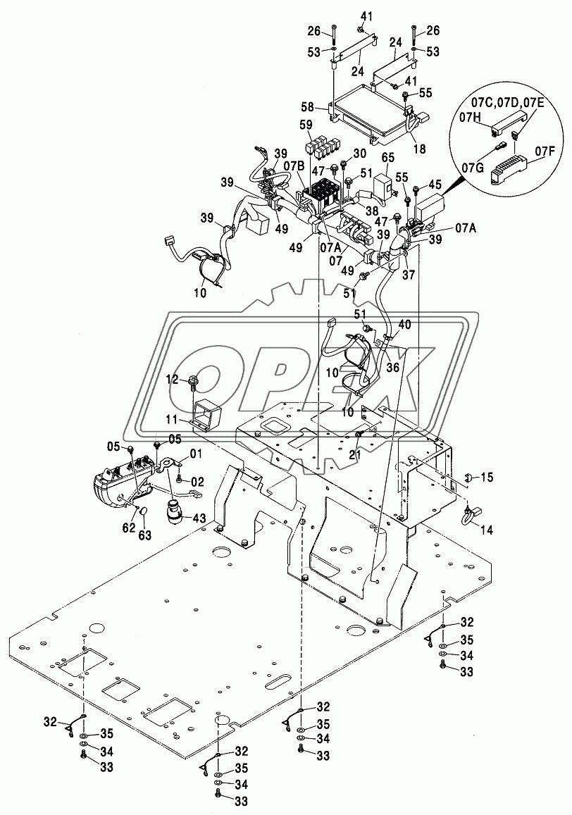 ELECTRIC PARTS (E) (AUTO. ENGINE CONTROL, E)