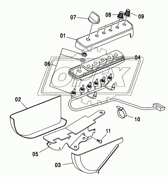 SWITCH BOX (AUTO. ENGINE CONTROL, 110,M)