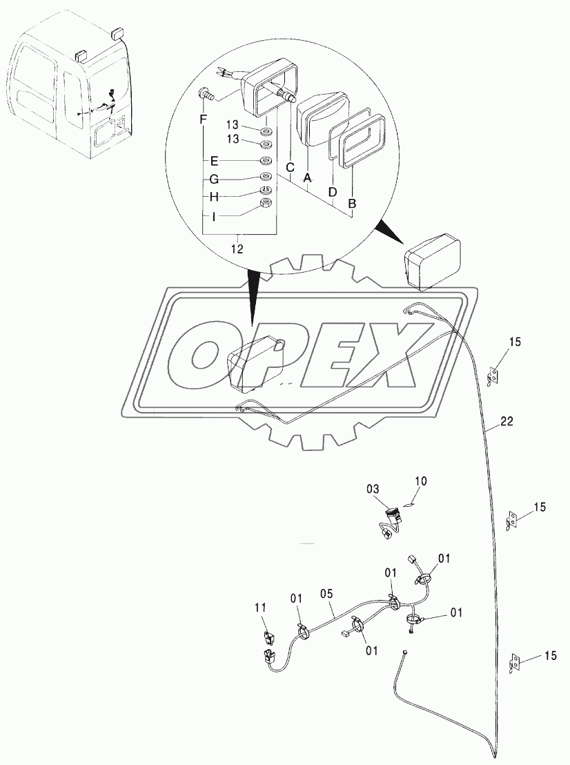 REAR HEAD LAMP (2 LAMP)