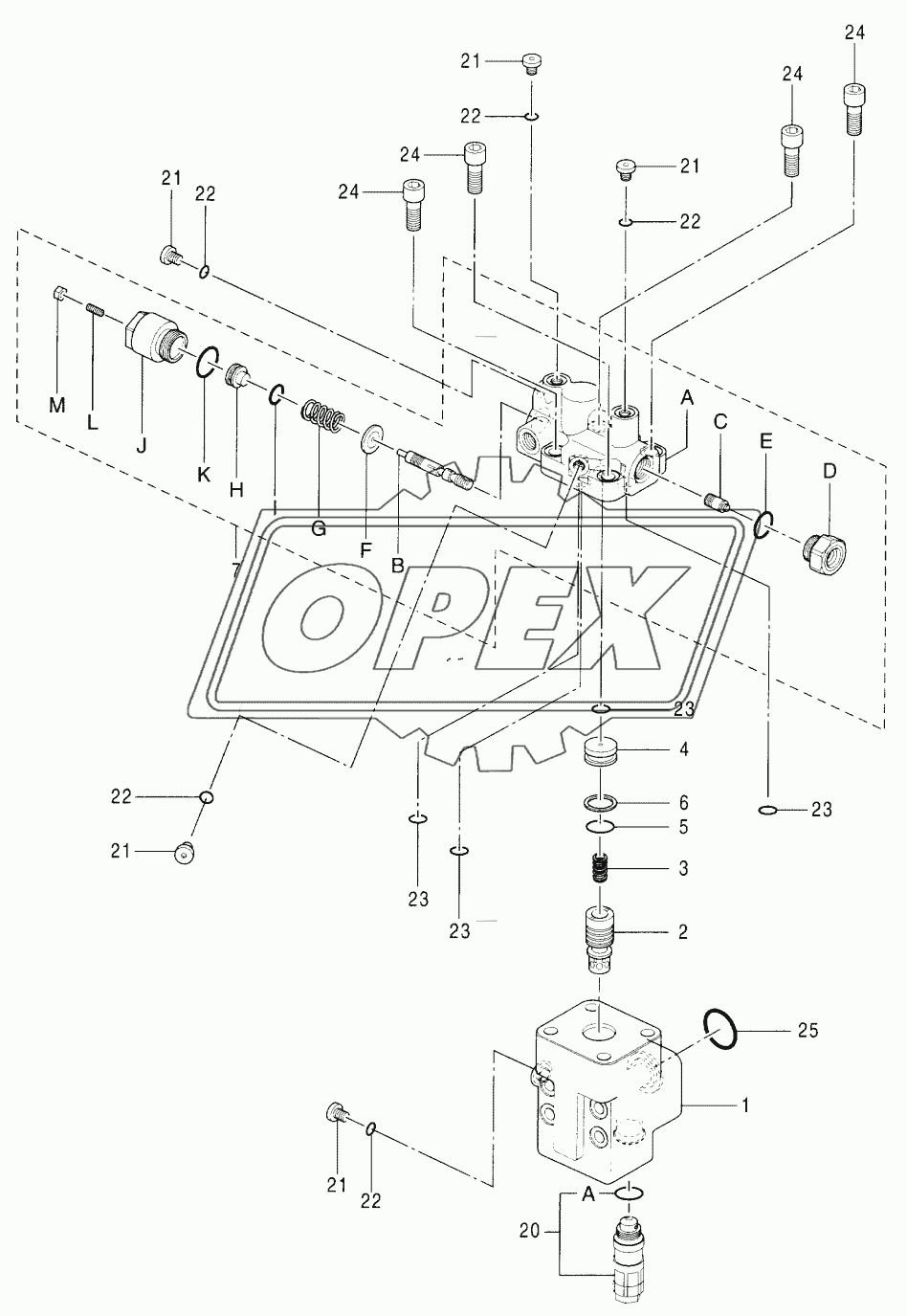 VALVE, HOLDING (ARM) (2P-B00M)