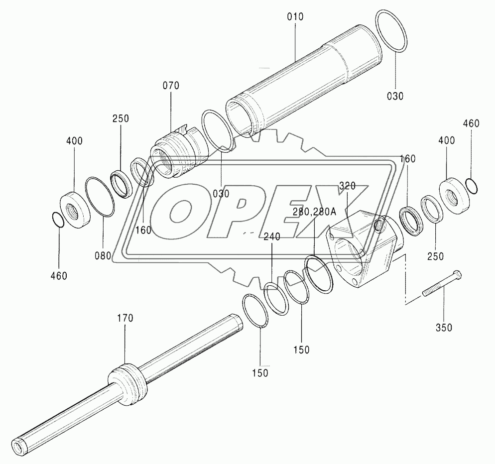 AXLE, FRONT (6)