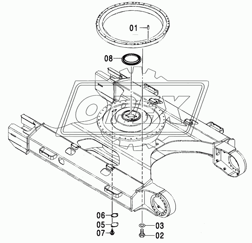 SWING BEARING PARTS