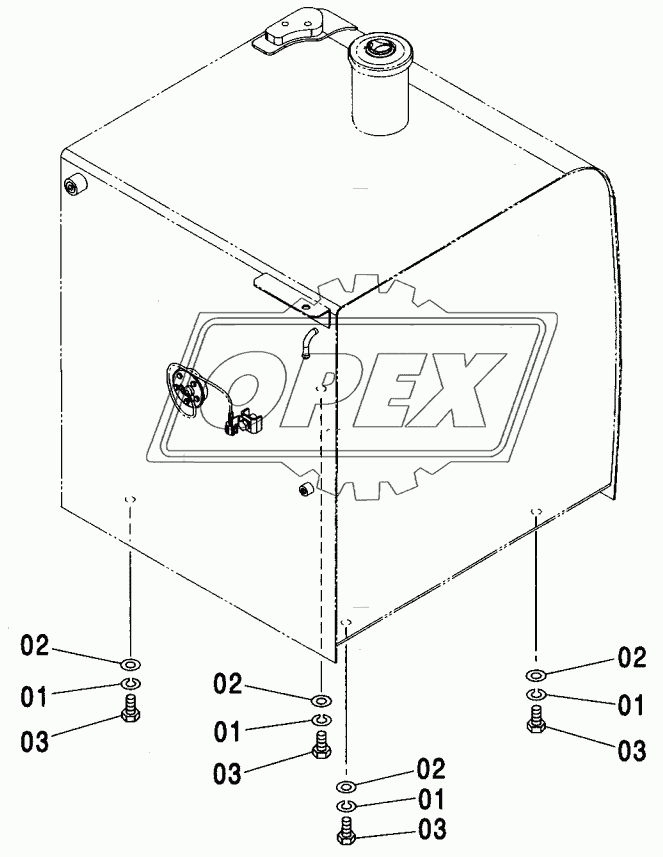 FUEL TANK SUPPORT