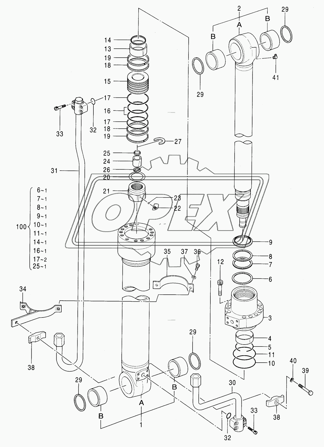 CYL.,  ARM  (2P-B00M) <210, N, 240>