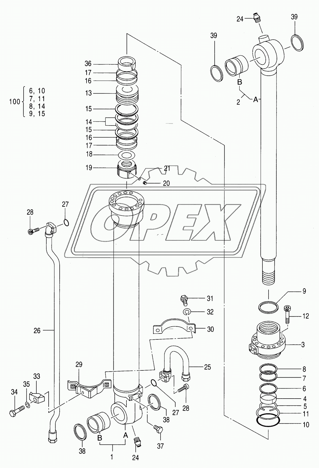 CYL., BUCKET (RIVER MAINTENANCE)