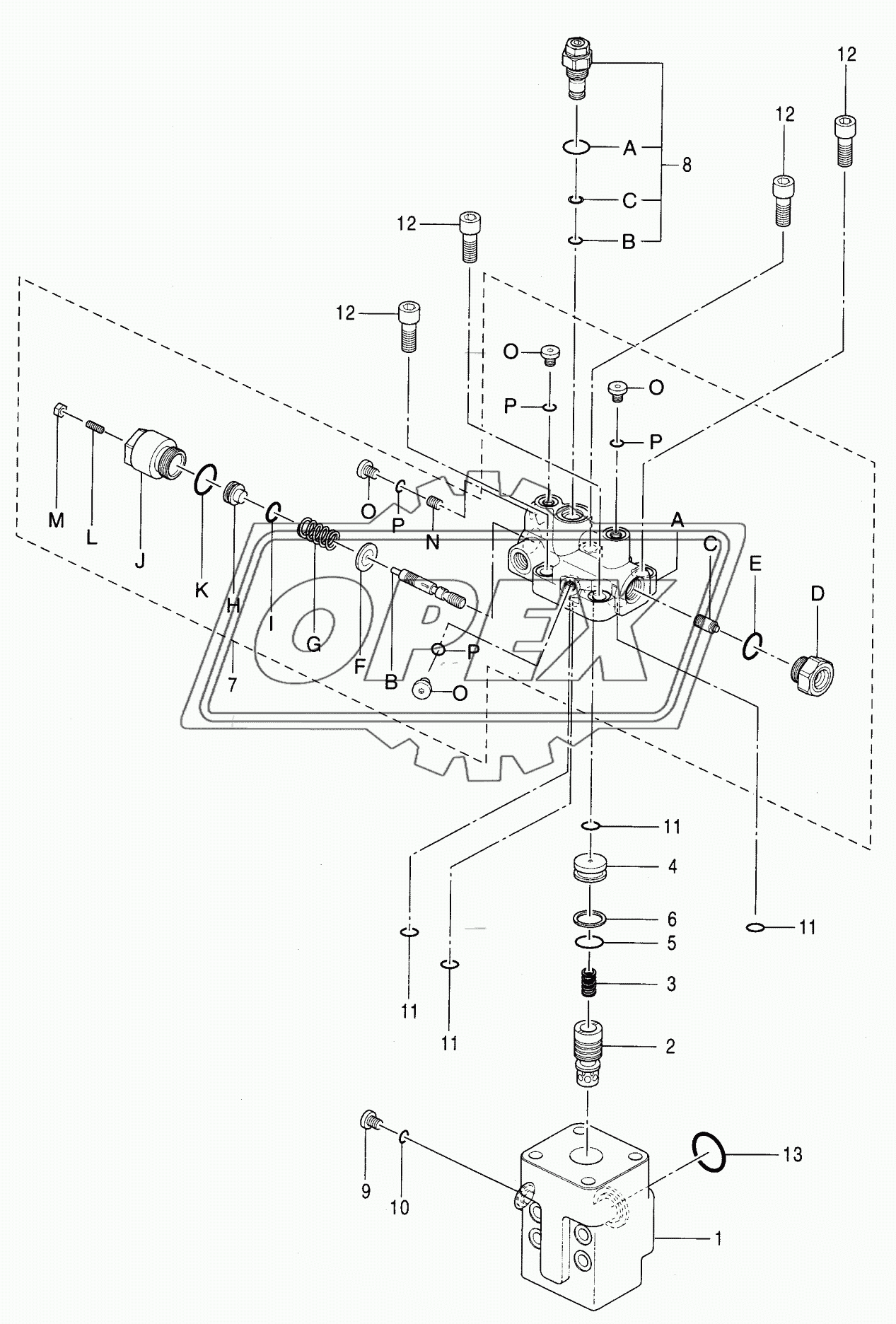 VALVE, HOLDING (POSITIONING) (2P-B00M)