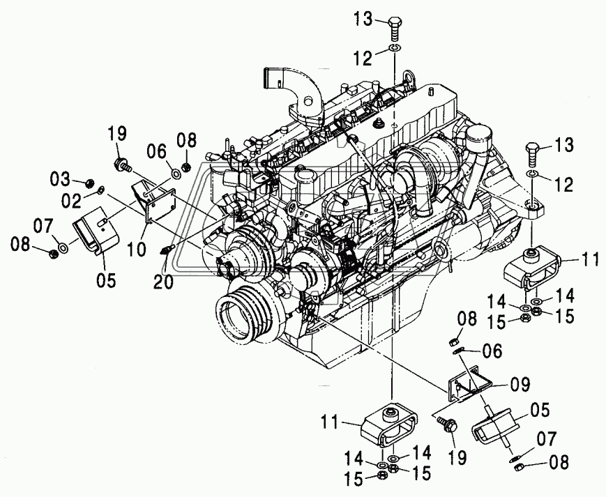 ENGINE SUPPORT