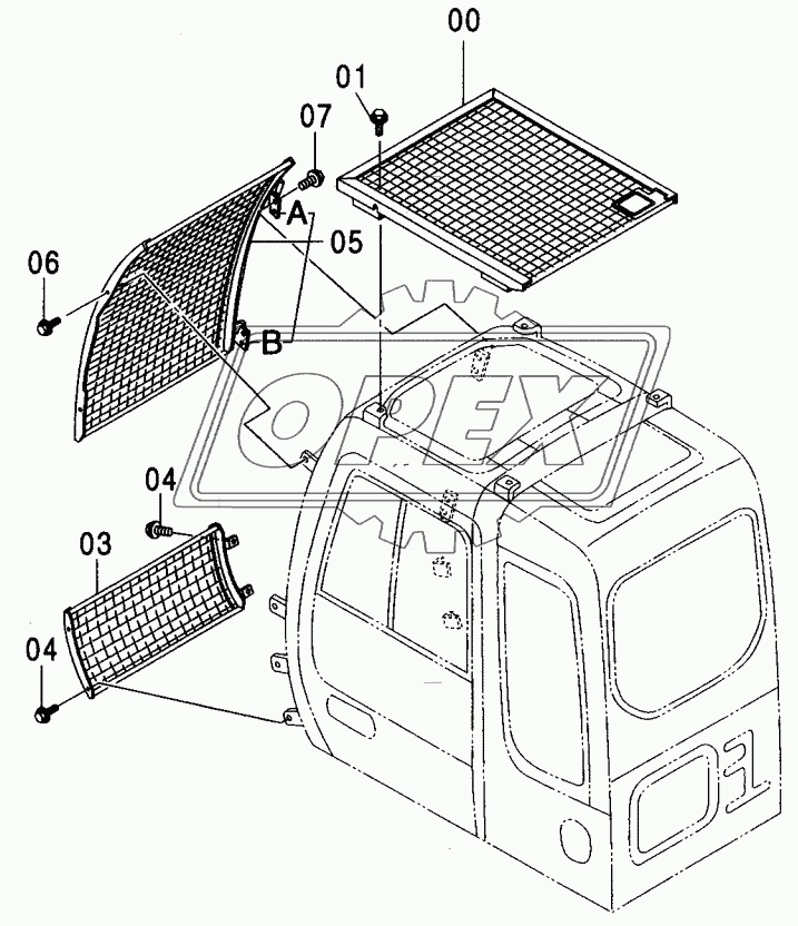 CAB GUARD <230, H, K>