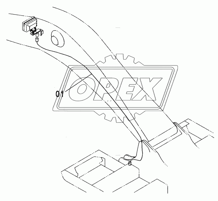 BOOM LIGHT HARNESS (MONO BOOM)