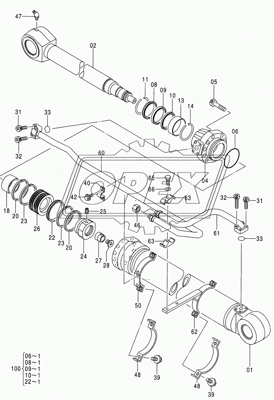 CYL., ARM (2P-B00M)