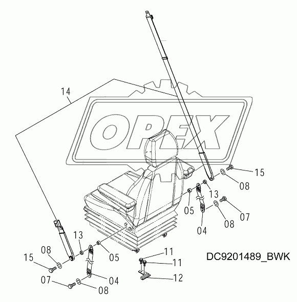 SEAT BELT (SUSPENSION SEAT)