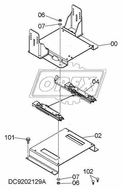 SEAT STAND (SUSPENSION)