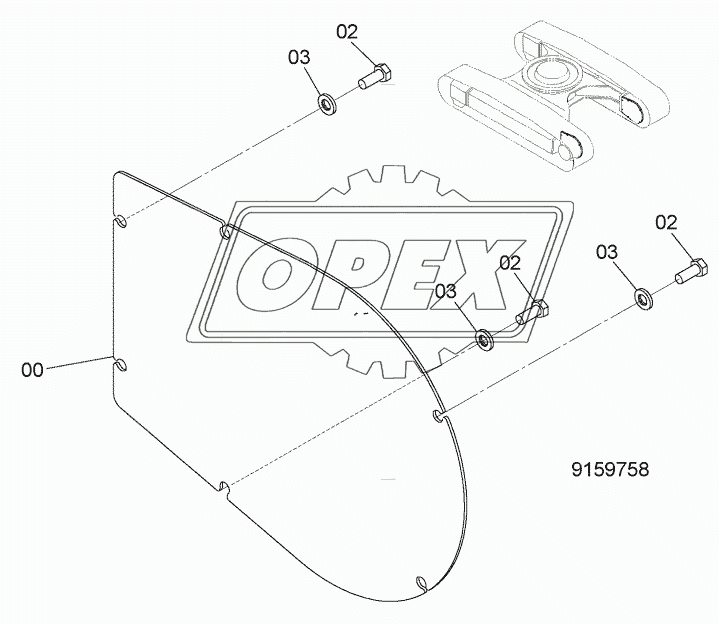 TRAVEL MOTOR COVER