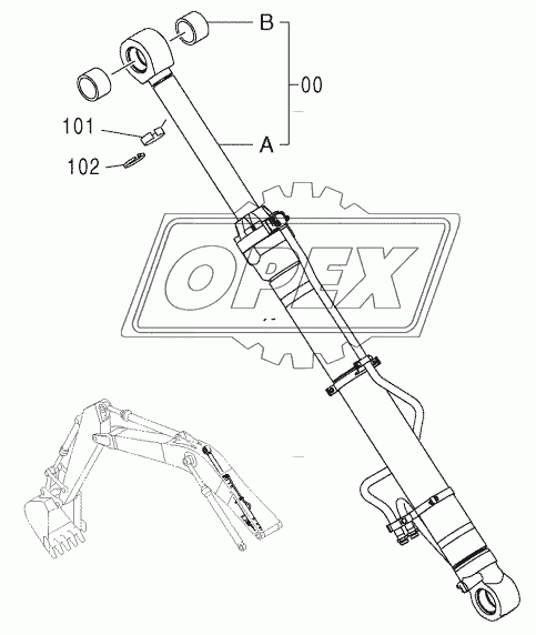 BOOM CYLINDER (R)