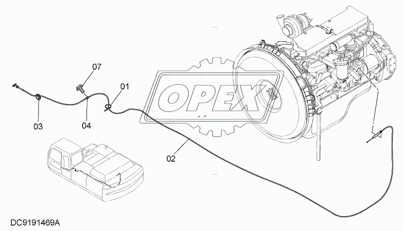 ENGINE STOP CABLE