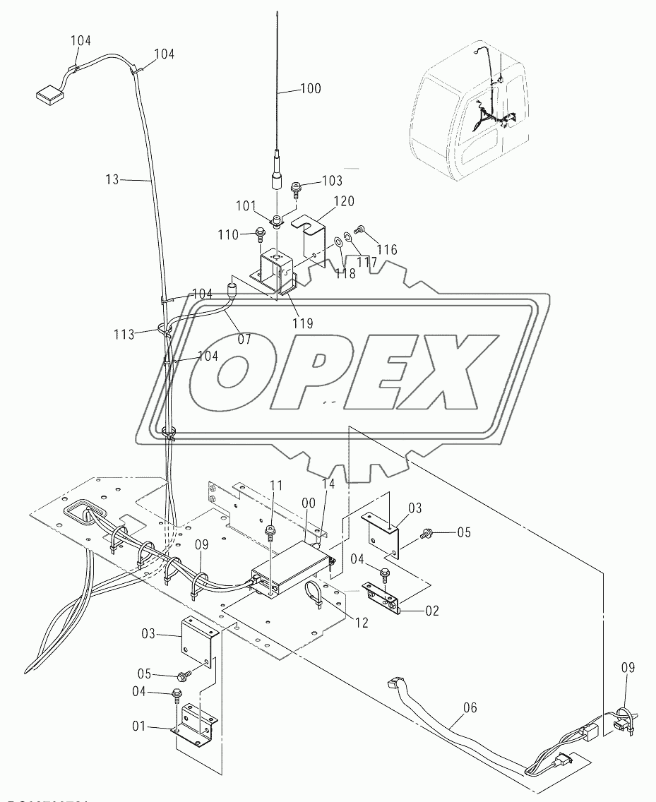 SATELLITE DATA COMMUNICATOR PARTS