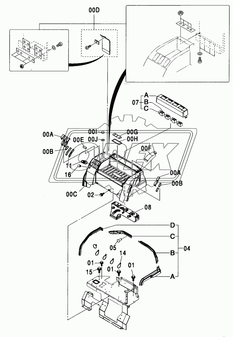 REAR BOX (AIR-CON.)