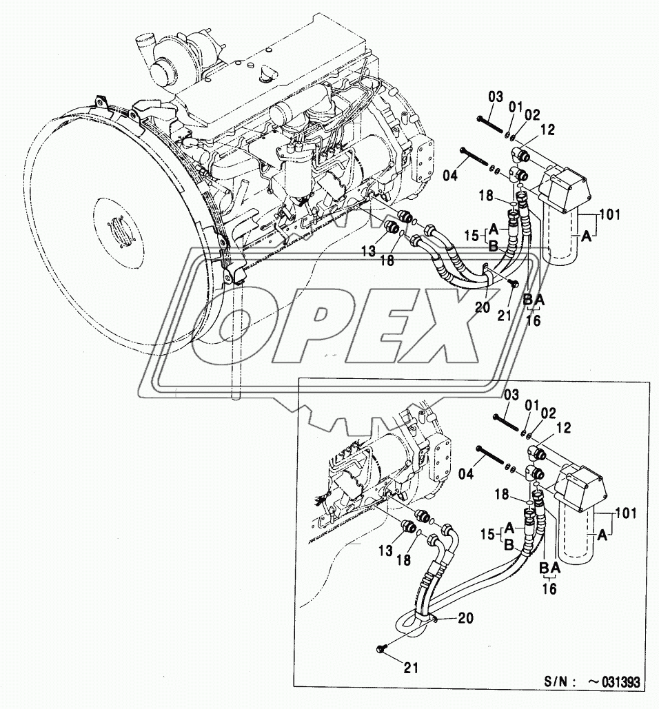 OIL FILTER PIPING