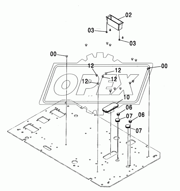 FLOOR PARTS (HEATER LESS)