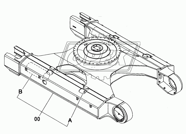 TRACK FRAME (NARROW LC TRACK)