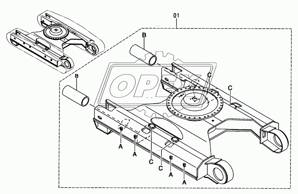 TRACK FRAME (MTH TRACK)