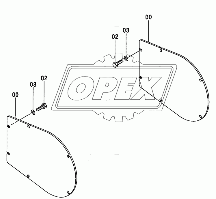 TRAVEL MOTOR COVER