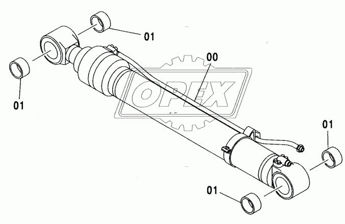 POSITIONING CYLINDER (2P-B00M) <350>