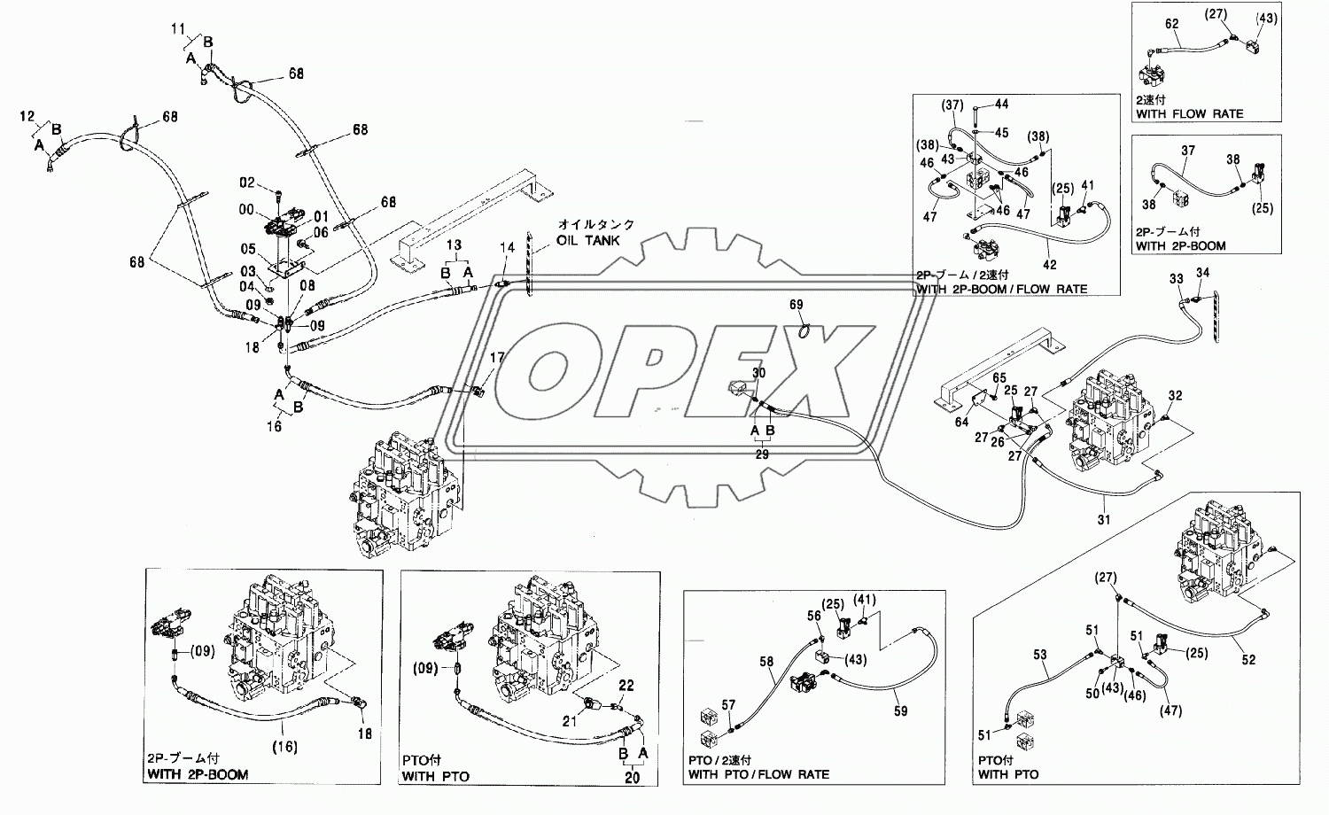 QUICKHITCH PIPING (MAIN) <350,MTH(EU3,EU4)>