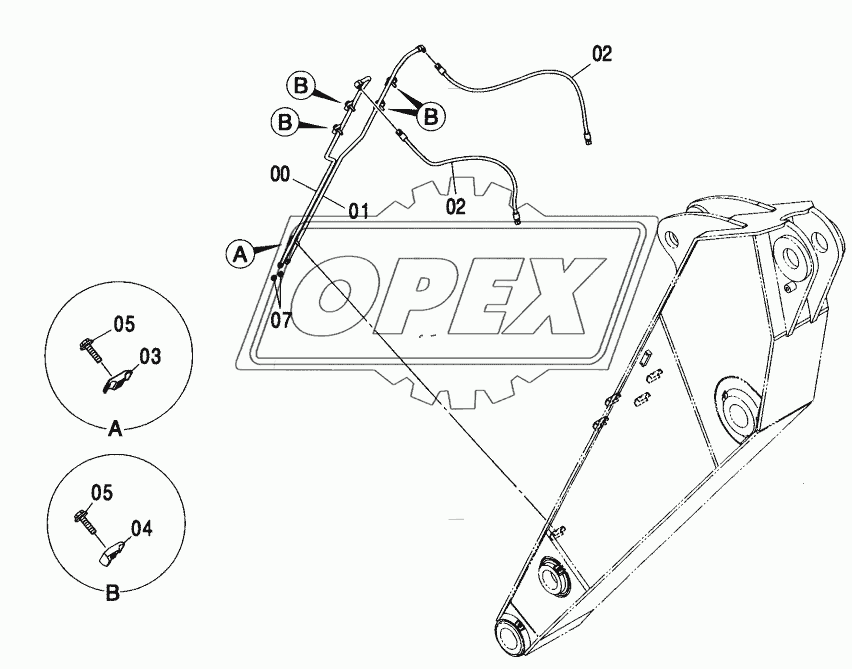 QUICKHITCH PIPING (2.66M ARM) <350>