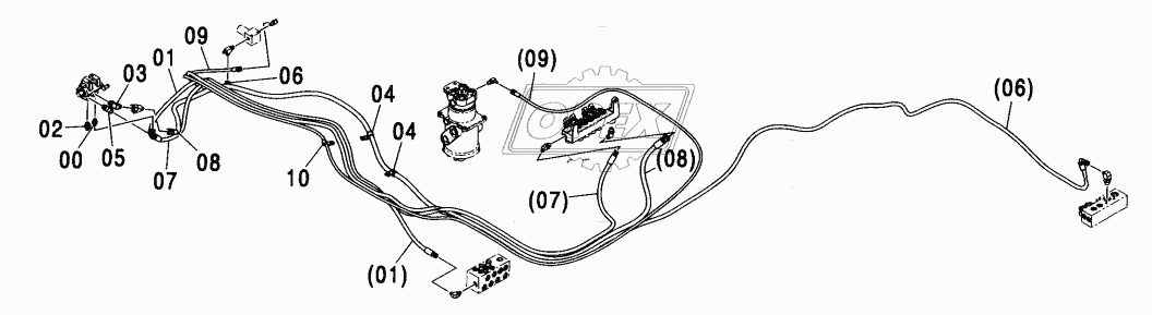 PILOT PIPING (11) <TRAVEL HEAT>