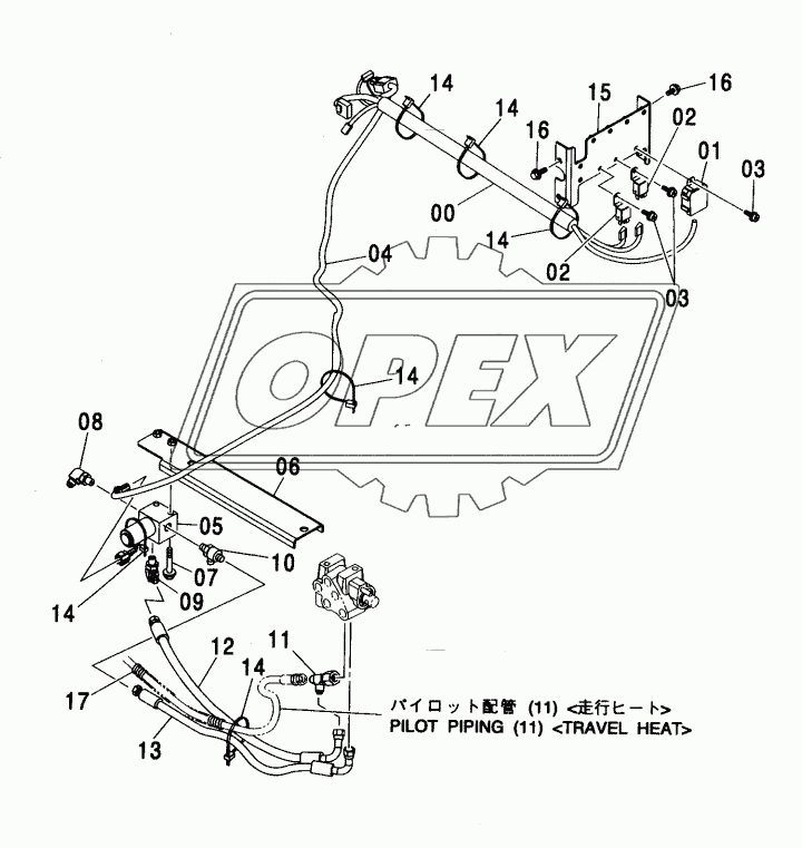 TRAVEL HEAT PIPING <TRAVEL HEAT>