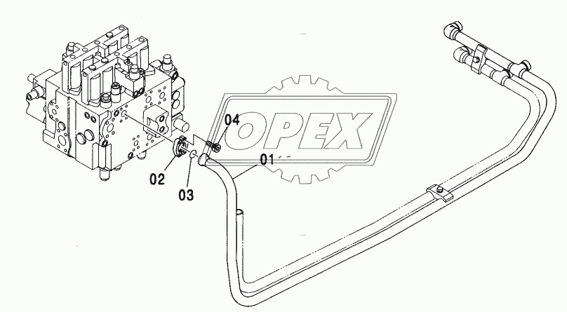 BOOM BOTTOM PIPING