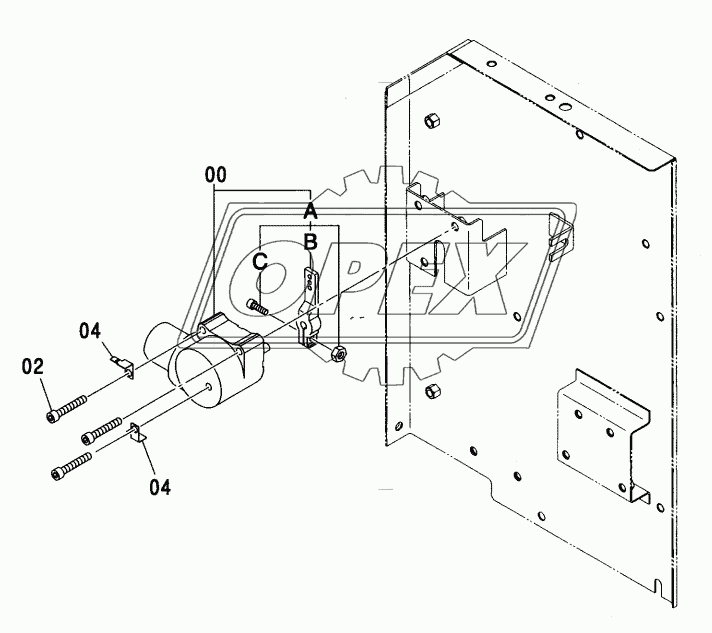 ENGINE CONTROL MOTOR