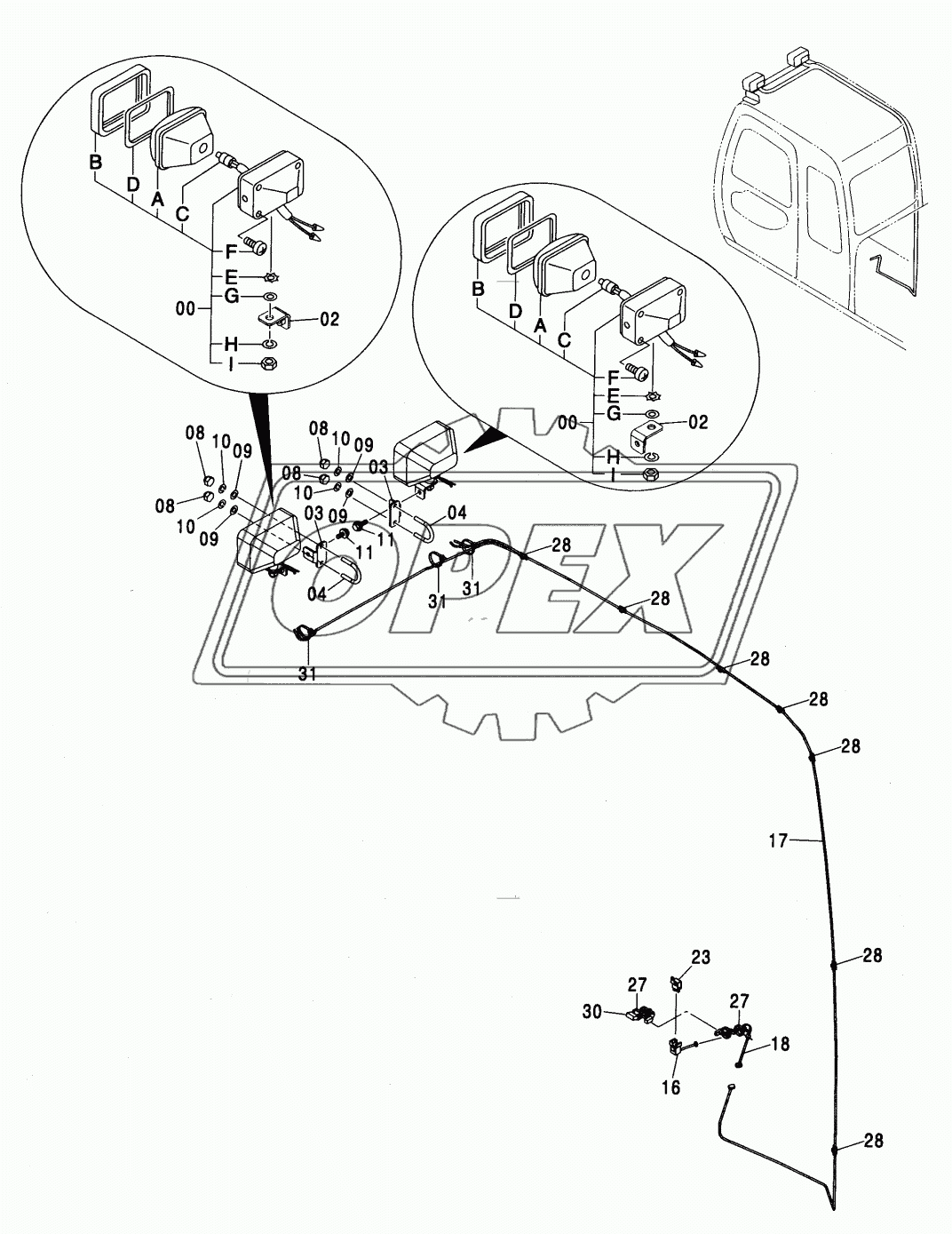 FRONT HEAD LAMP (2 LAMP)