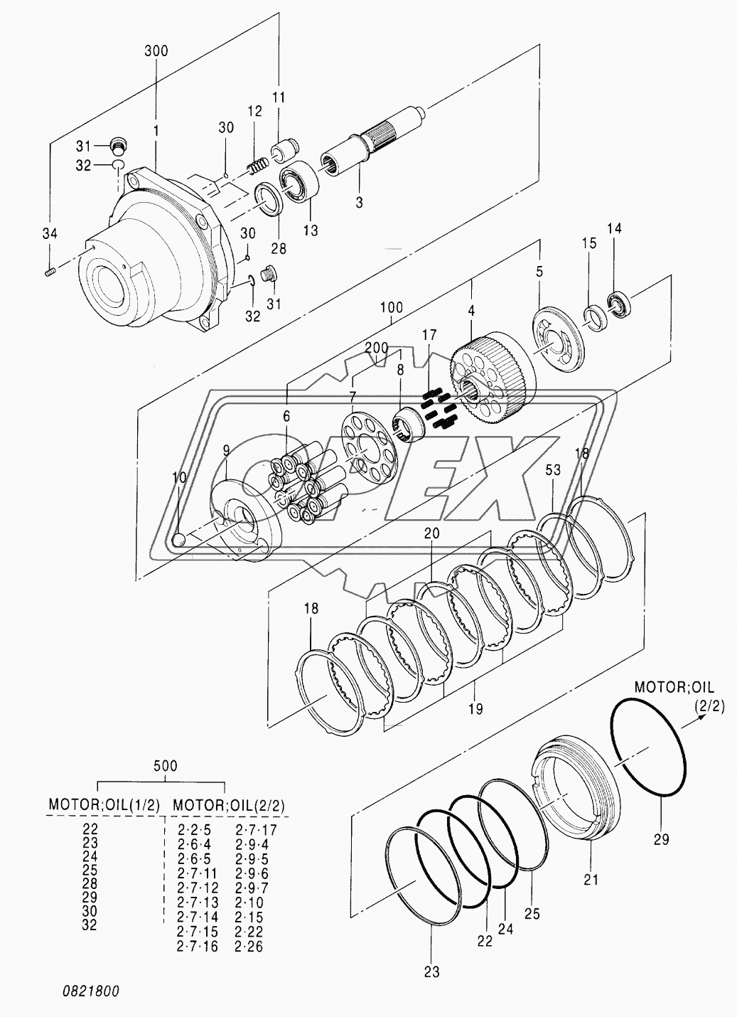 MOTOR, OIL (1/2)