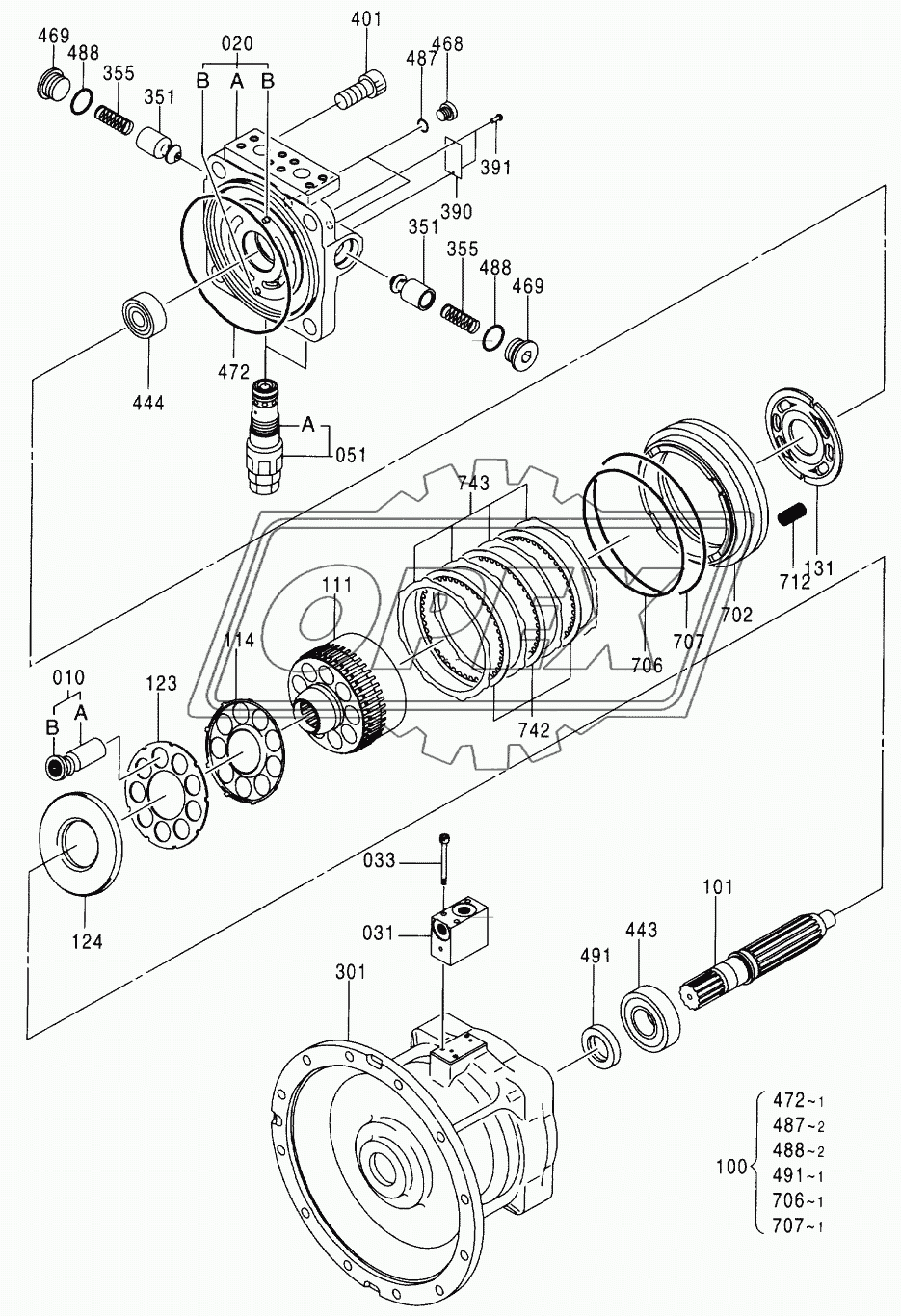 MOTOR, OIL (SWING)