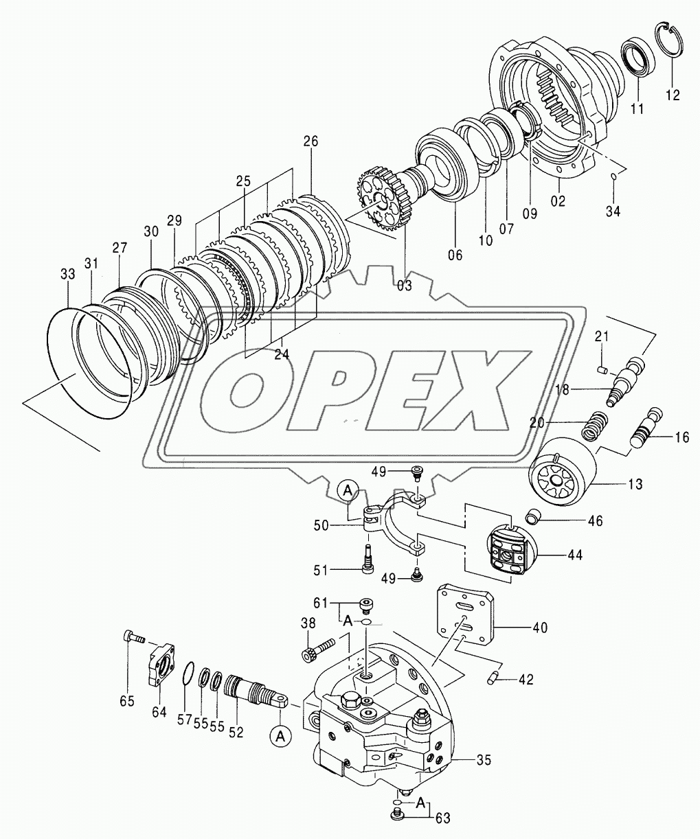 MOTOR, OIL (TRAVEL) 1