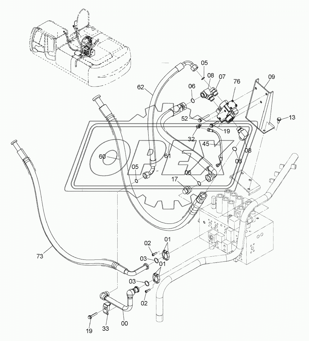 BREAKER CRUSHER PIPING (MAIN) (1) <R>