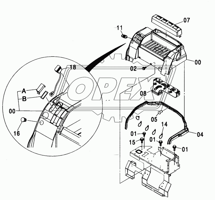 REAR BOX (AIR-CON.)