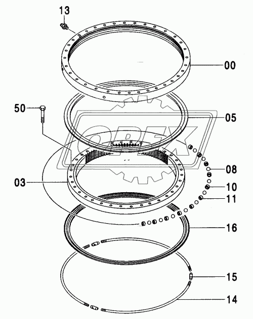 SWING BEARING <450, H, MT, MTH>