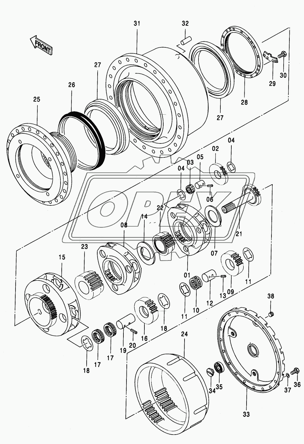 TRANSMISSION (TRAVEL) (MT TRACK)