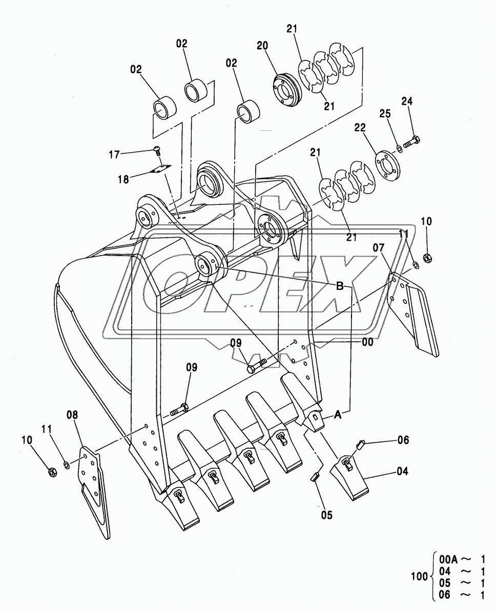 BUCKET 1.6 ( JIS 94)