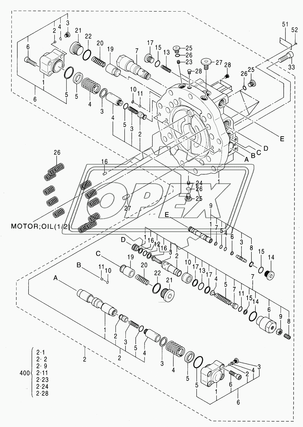 MOTOR,OIL (2/2) 1