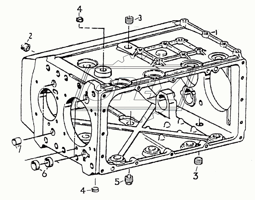Корпус коробки передач S6—120