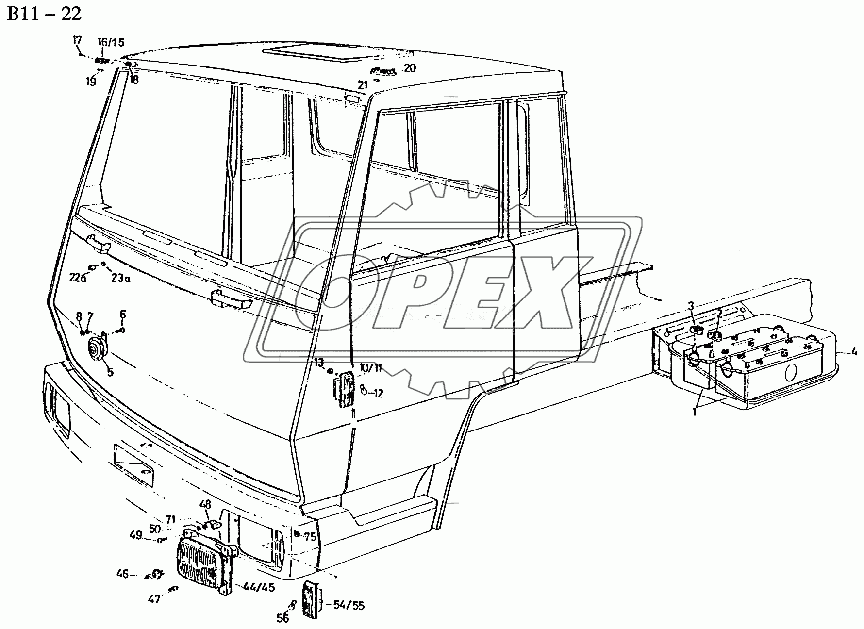 BATTERY AND ELECTRICAL DEVICE OF CAB (B11-22)