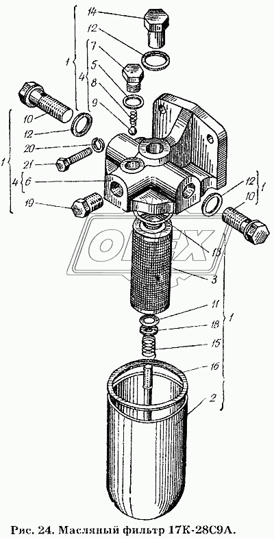 Масляный фильтр 17К-28С9А