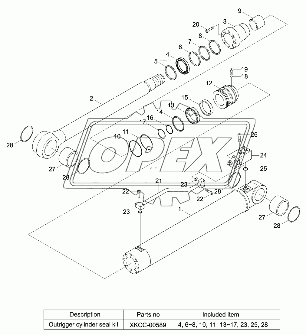 OUTRIGGER CYLINDER